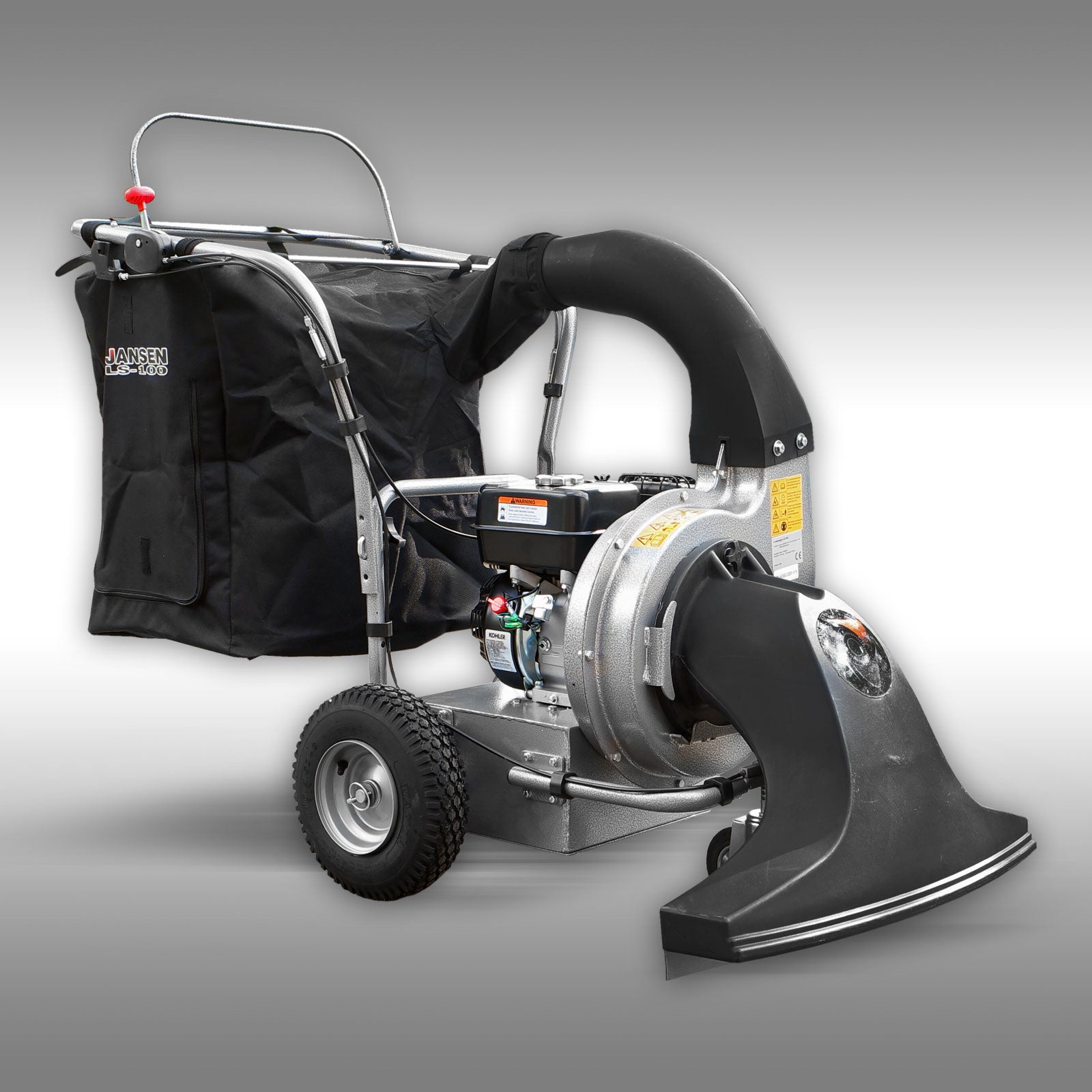 Laubsauger Jansen LS-100, fahrbar, Blattsauger, Laubbläser, KOMPLETT-SET