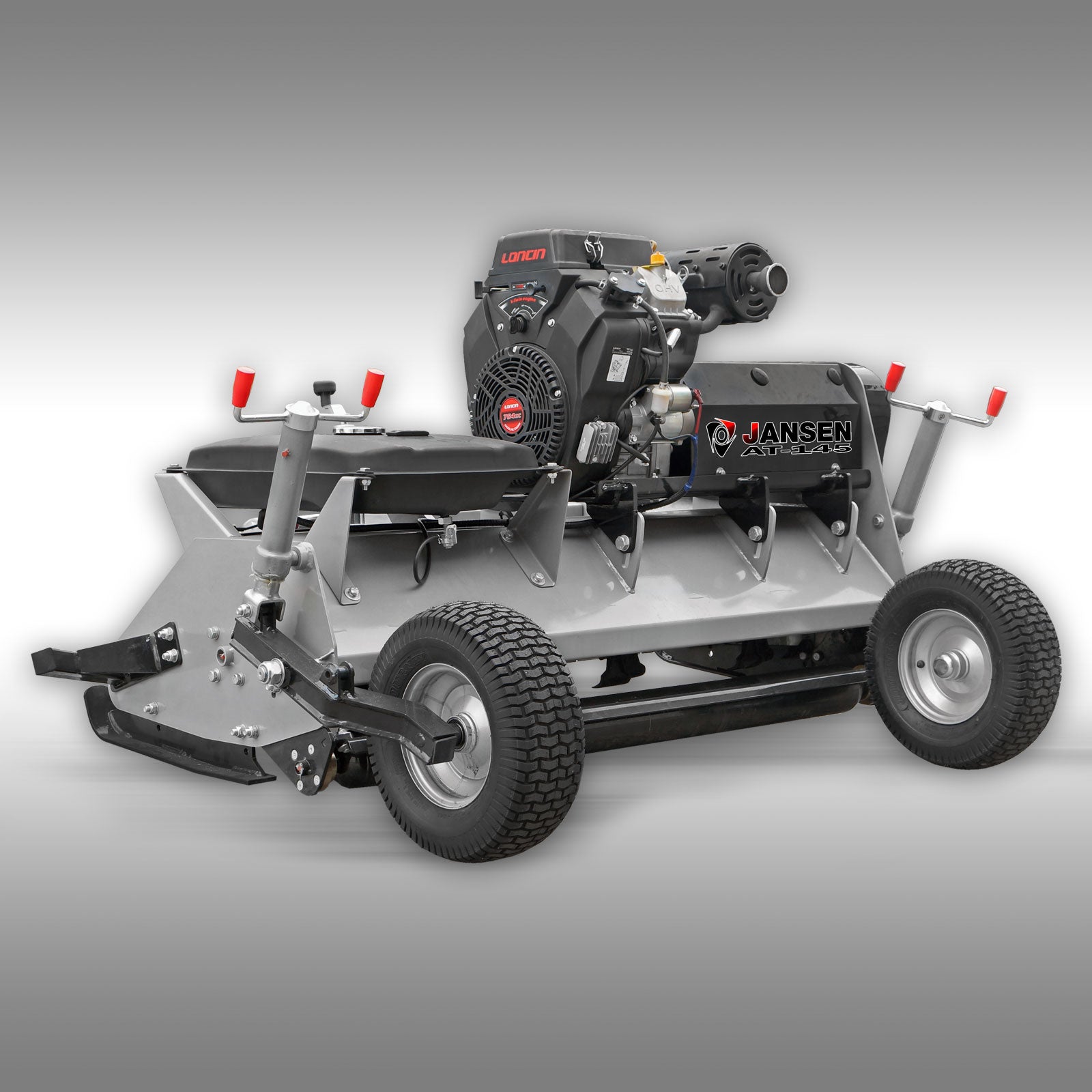 Schlegelmulcher Jansen AT-145, 23 PS Motor, Quad ATV Traktor, Mähwerk