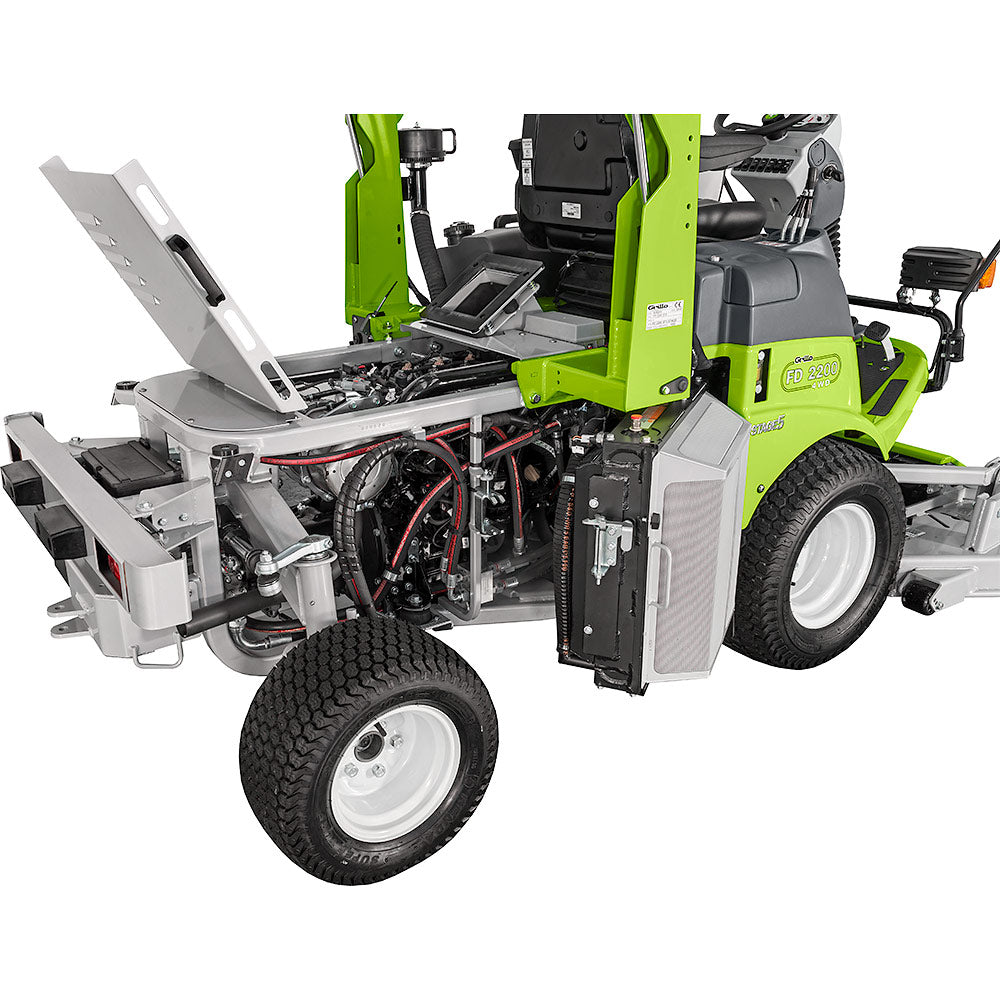 Grillo Aufsitzmäher mit Mähdeck und Sammeln FD 2200 Stage5 4WD