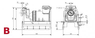 Zapfwellengenerator AWB 4-58X-H / SK225
