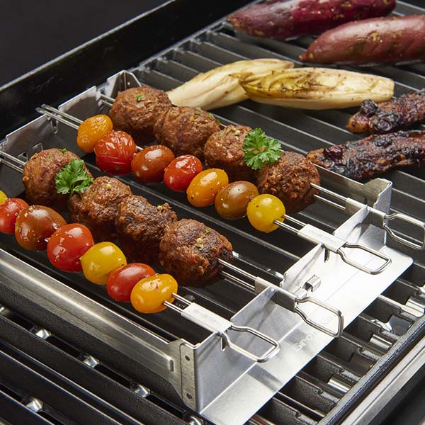 Broil King Narrow Spießgestell mit 4 Grillspießen